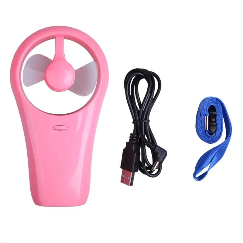 Мини ручной охлаждающий вентилятор USB/AA батарея кулер для спорта на открытом