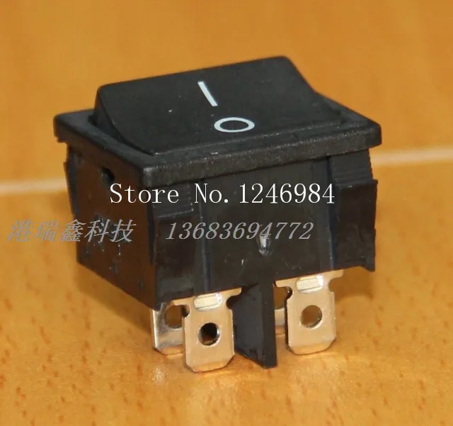 

[SA]Power switch GoodPal Dual rocker switch two tranches black rocker switch toggle R13-3--100PCS/LOT