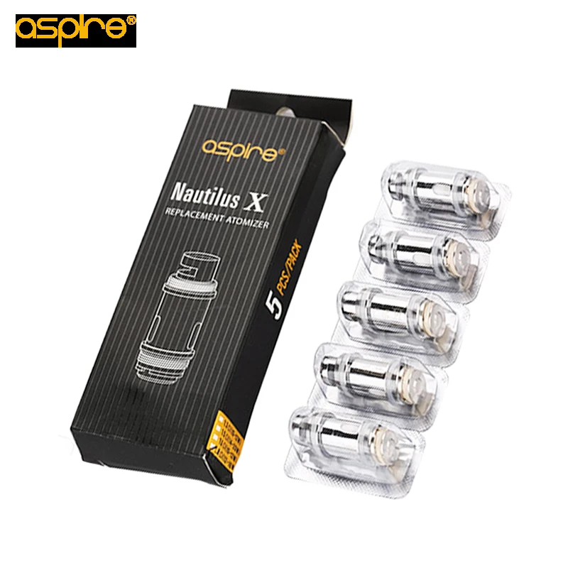 5 шт. Aspire Nautilus X замена катушки 1.8ohm 1.5ohm для распылитель бак жидкостью Vape|coil