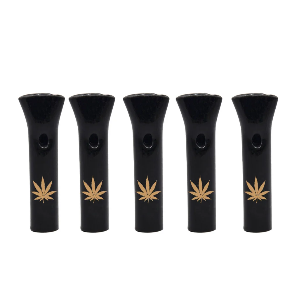 5PCS Cone Smoking Mouth-tips Glass Reusable Filter Tips Mouth-tips Glass Cone Artist Mouth Tips