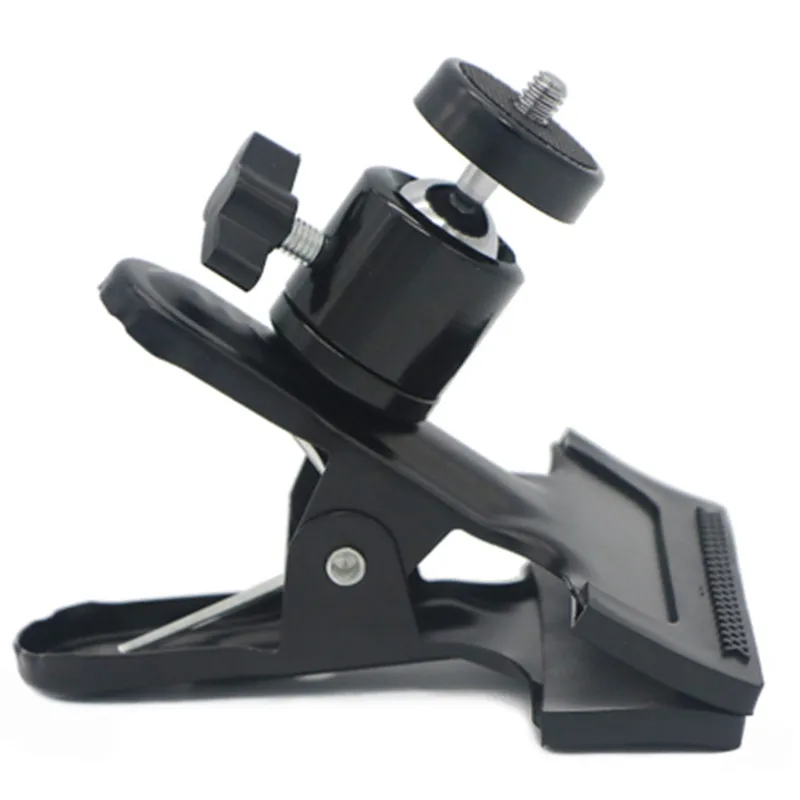 

Camera Clip Photography Metal Clip Clamp Holder Mount with 360 degree rotate Head 1/4 inch Screw for Camera Flash Holder Bracket