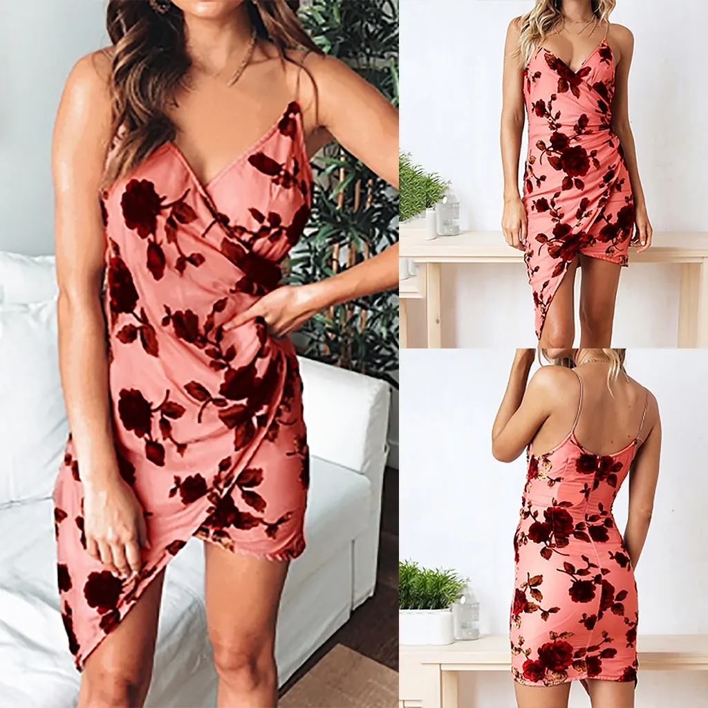 WHooHoo женское модное повседневное богемное платье с принтом на весну и лето Vestido das