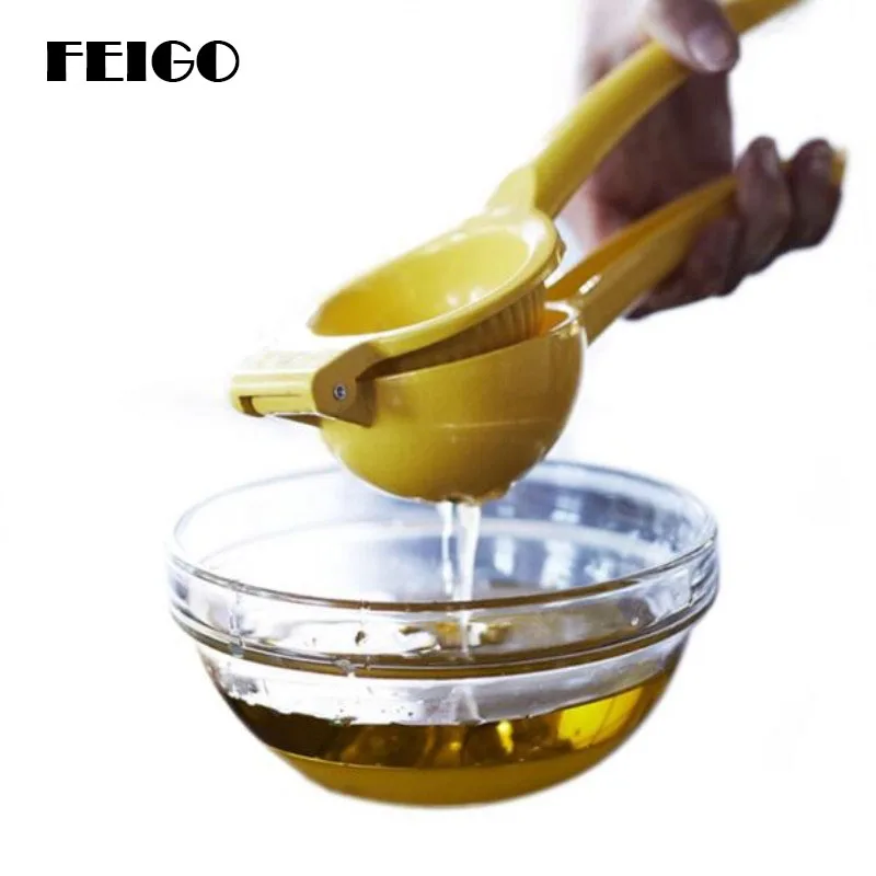 

FEIGO 1Pcs Fruit Juicer Manual Orange Lemon Squeezers Household Fruit Tool Mini Citrus Lime Juice Maker Kitchen Accessories F589