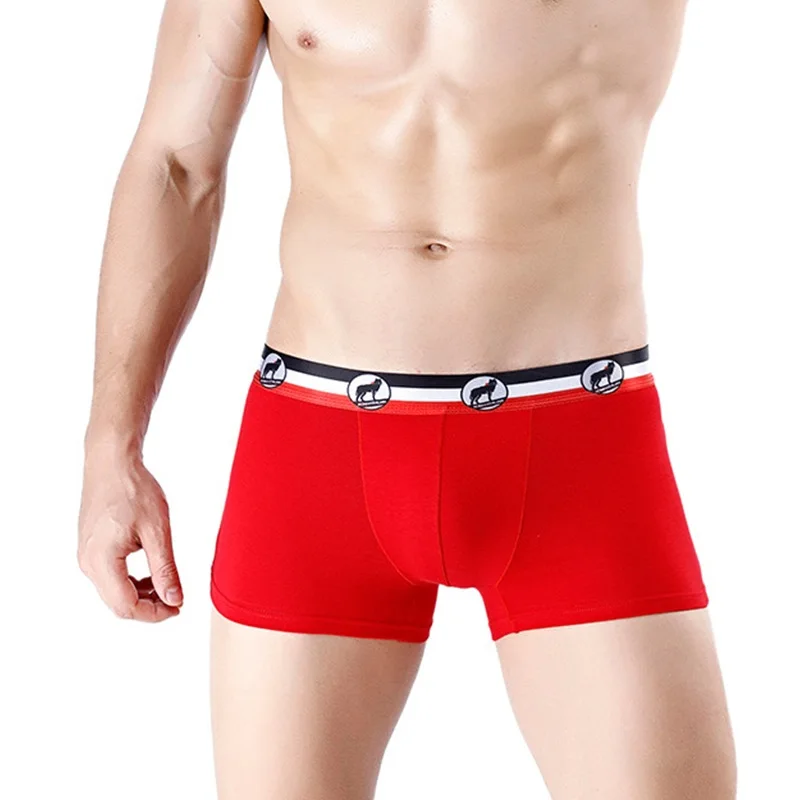 Лидер продаж однотонное хлопковое нижнее белье мужские боксеры шорты Calecon Homme Coton