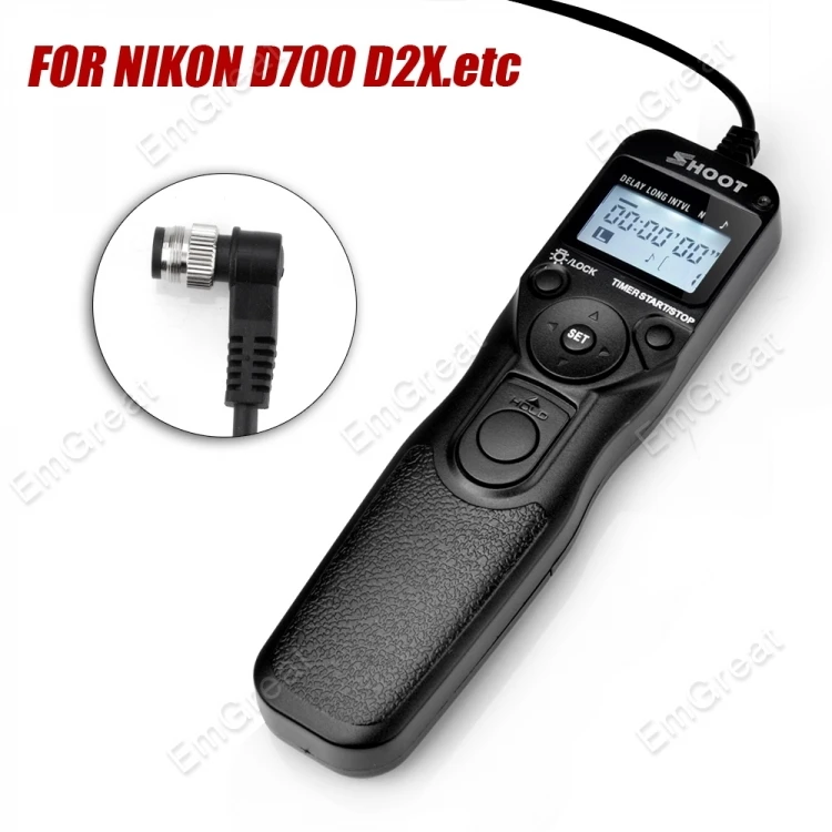 Кабель дистанционного управления спуском затвора с таймером для NIKON D2HS D2H D1X D1H D1D800