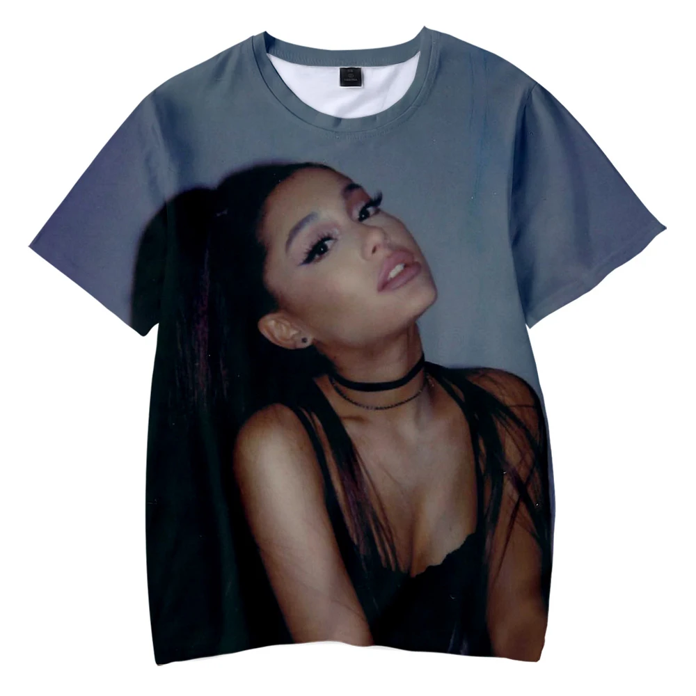 Ariana Grande/Модная простая Удобная популярная детская футболка с 3D принтом