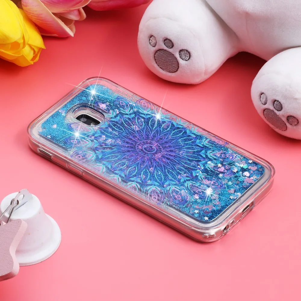 Блестящие блестящие Чехлы Quicksand для Samsung Galaxy J7 J5 J3 J710 J510 J310 J330 J530F J730F мягкие