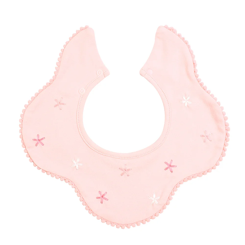 Cotton Flower Baby Bib Fashion Girls Fake Collar Saliva Absorb Bibs For Cute Boys Mouth Towel Clothing | Детская одежда и обувь