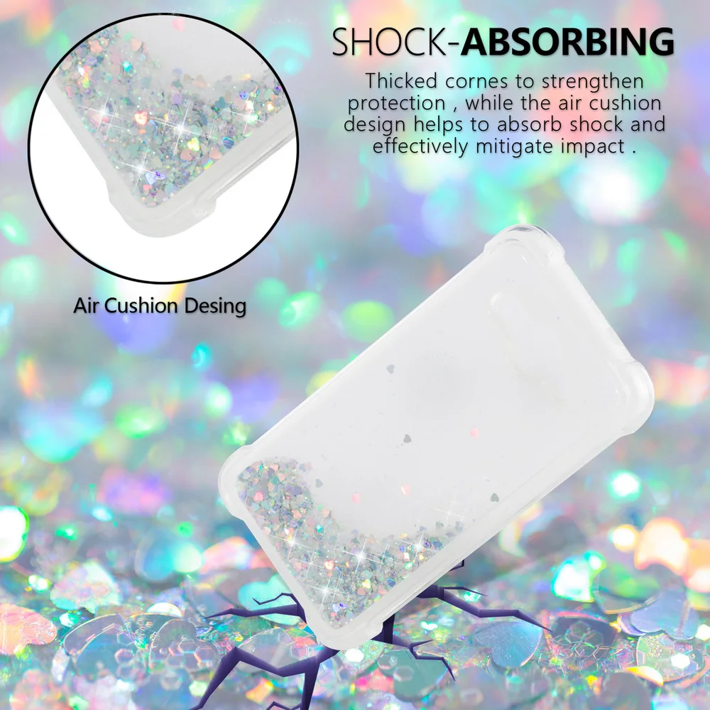 For Huawei Y3 2017 Cute Bling Soft Case Y5 Lite Glitter Dynamic Liquid Bumper Cover CRO-U00 CRO-L22 CRO-L02 CRO U00 L22 L02 | Мобильные