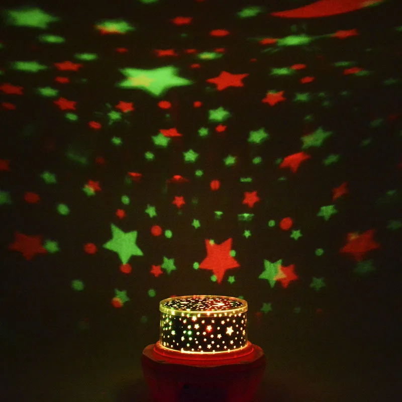 Декоративный светодиодный светильник с розами моделирующая звезда луна небо