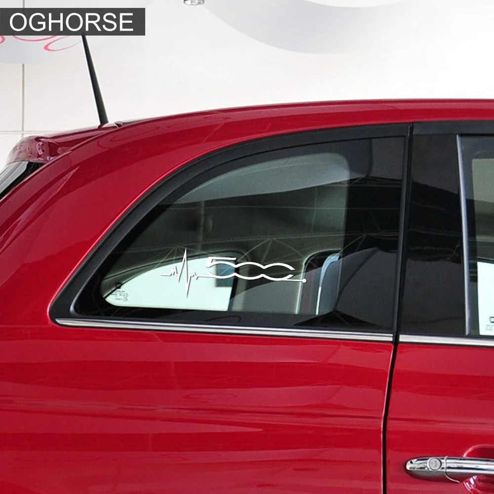 2 шт. Стайлинг автомобиля Racing Abarth наклейки кузов Машины окно багажник хвост