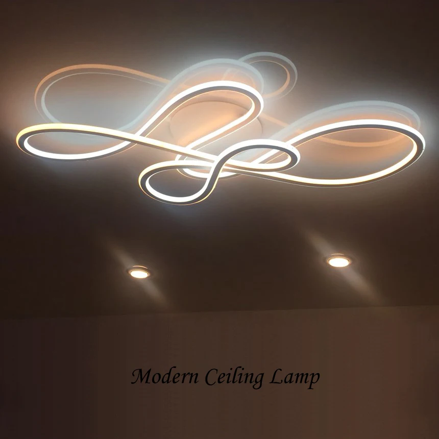 NEO Gleam Doble Resplandor moderno lamparas de techo led luces de techo para la sala de estar dormitorio oscurecimiento luces de techo accesorios de la lámpara