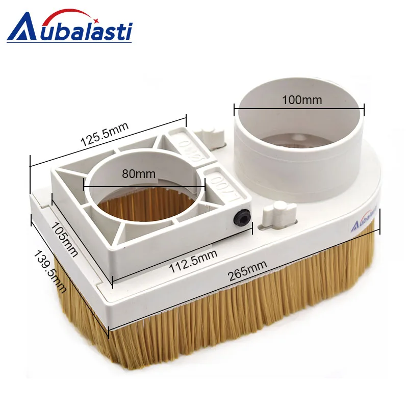 Aubalasti 80 мм 85 мм Диаметр пылесборник Пылезащитная щетка для ЧПУ Шпиндельный двигатель фрезерный станок Инструменты