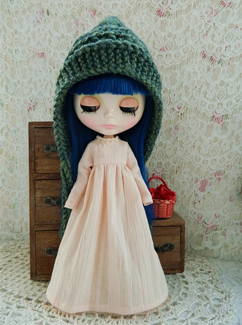 Новинка, длинное платье в стиле Mori, Одежда для куклы Blyth, юбка blyth, Azone Licca Pullip 1/6, кукольная одежда, аксессуары