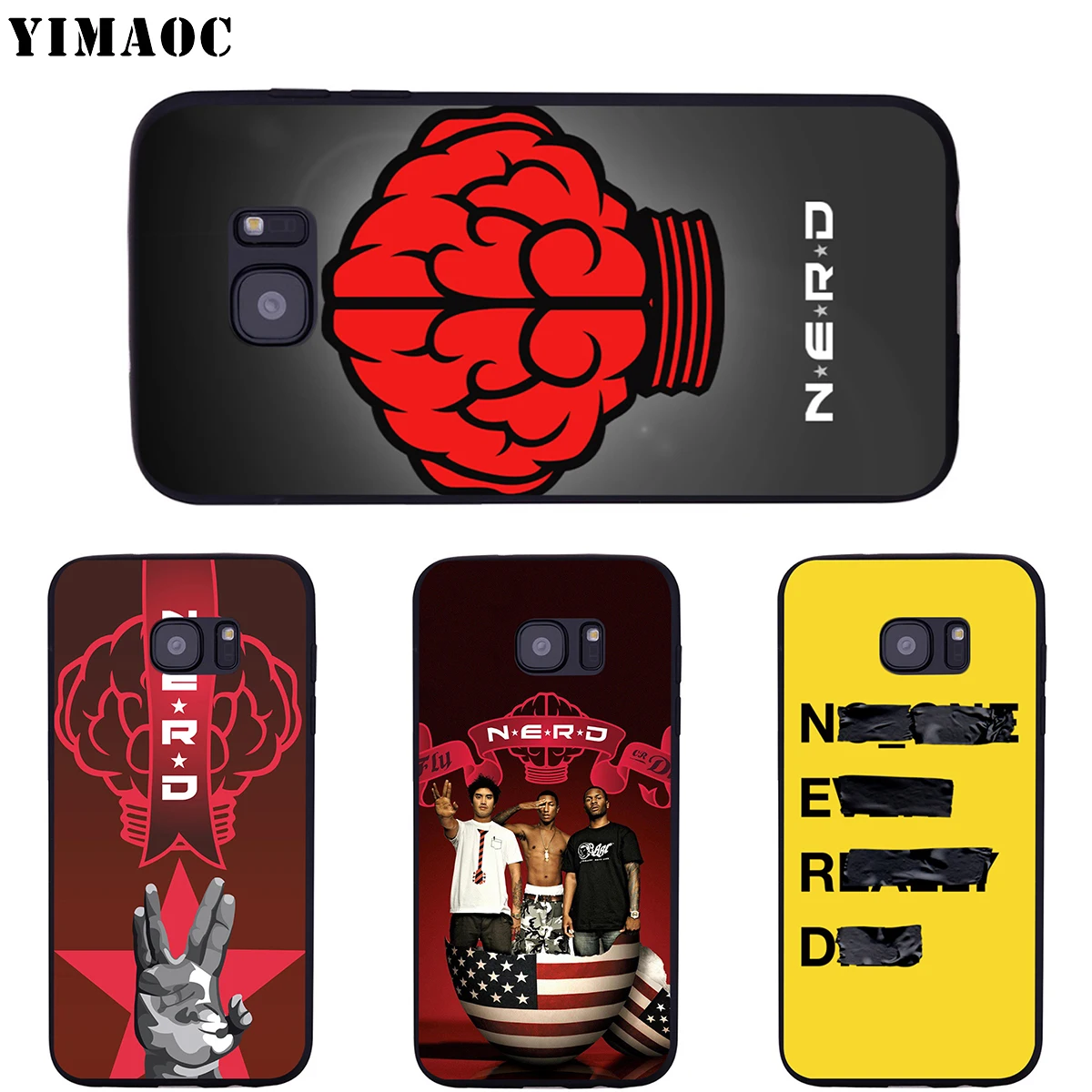 Чехол YIMAOC N.E.R.D для Samsung Galaxy A7 A8 A9 A10 A20 A30 A40 A50 A70 M10 M20 M30 S10e J6 Plus | Мобильные телефоны и