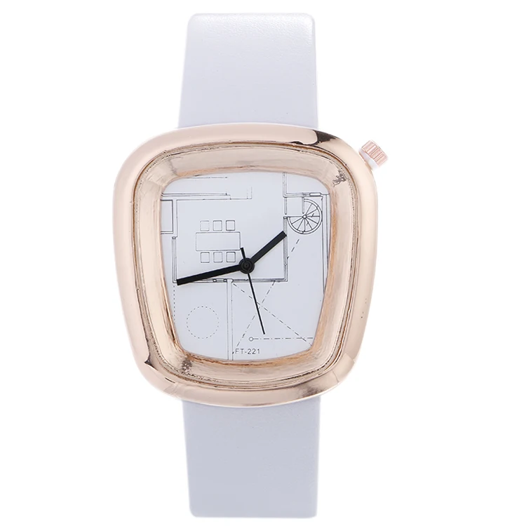 Кварцевые Брендовые женские часы с героями мультфильмов роскошные розового