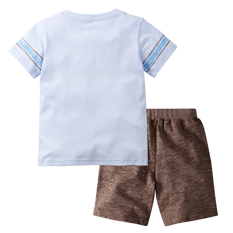 Комплект летней одежды для мальчиков белая одежда комплект с героями