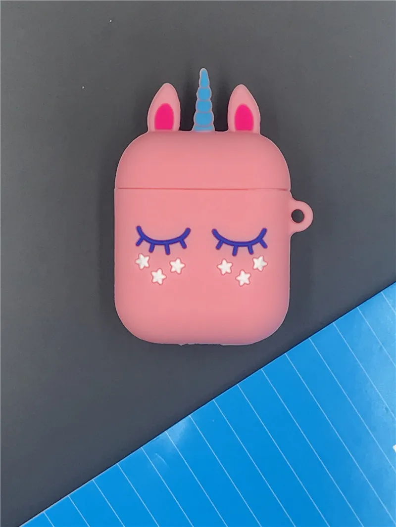 10 Мультяшный беспроводной Bluetooth чехол для наушников для Apple AirPods силиконовый зарядный чехол для наушников Защитный чехол для AirPods - Цвет: 10