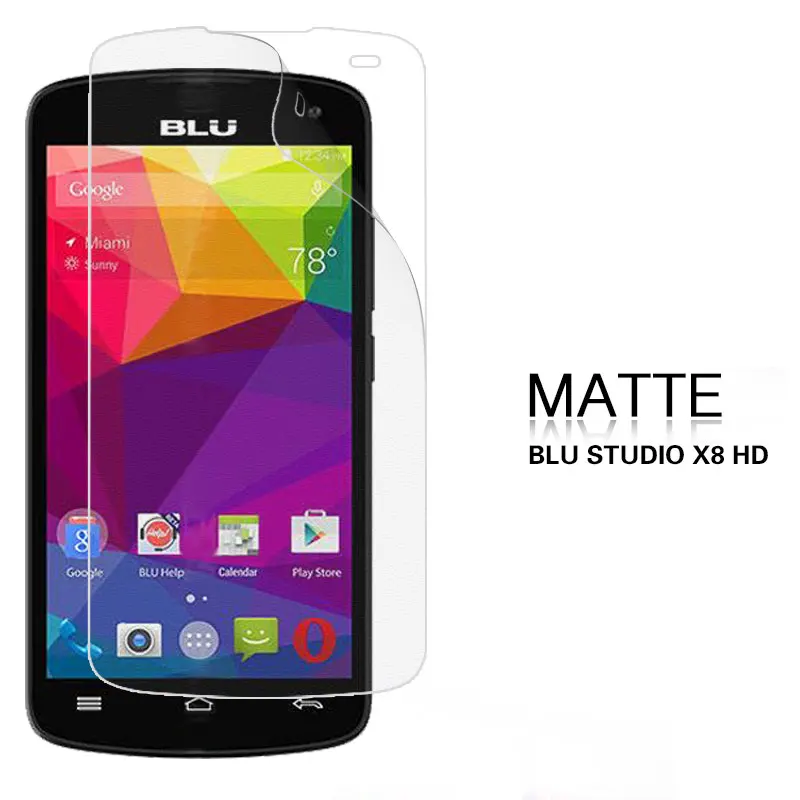 Прозрачная HD ЖК-глянцевая пленка для BLU Studio X8 5 в 530 матовая против отпечатков