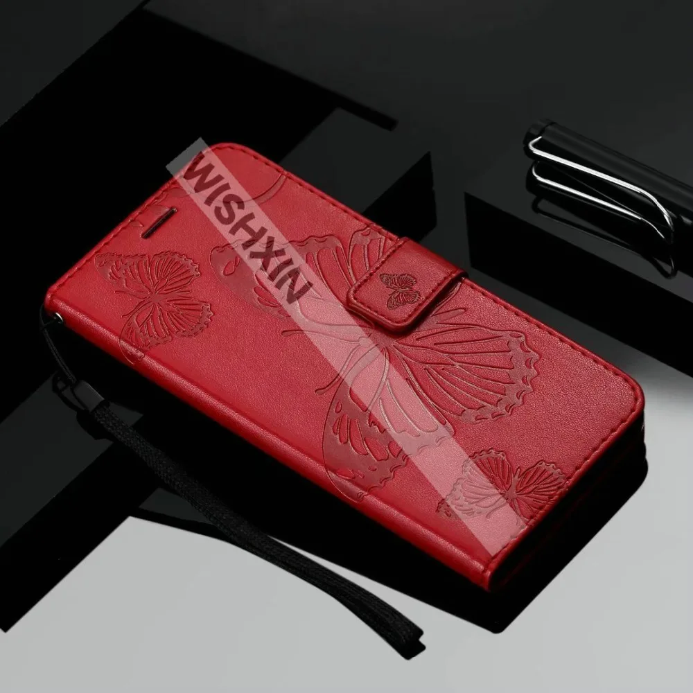 Для Huawei P9 Lite 2016 чехол P9Lite Роскошный 3D бабочка искусственная кожа для Funda P 9 VNS-L21