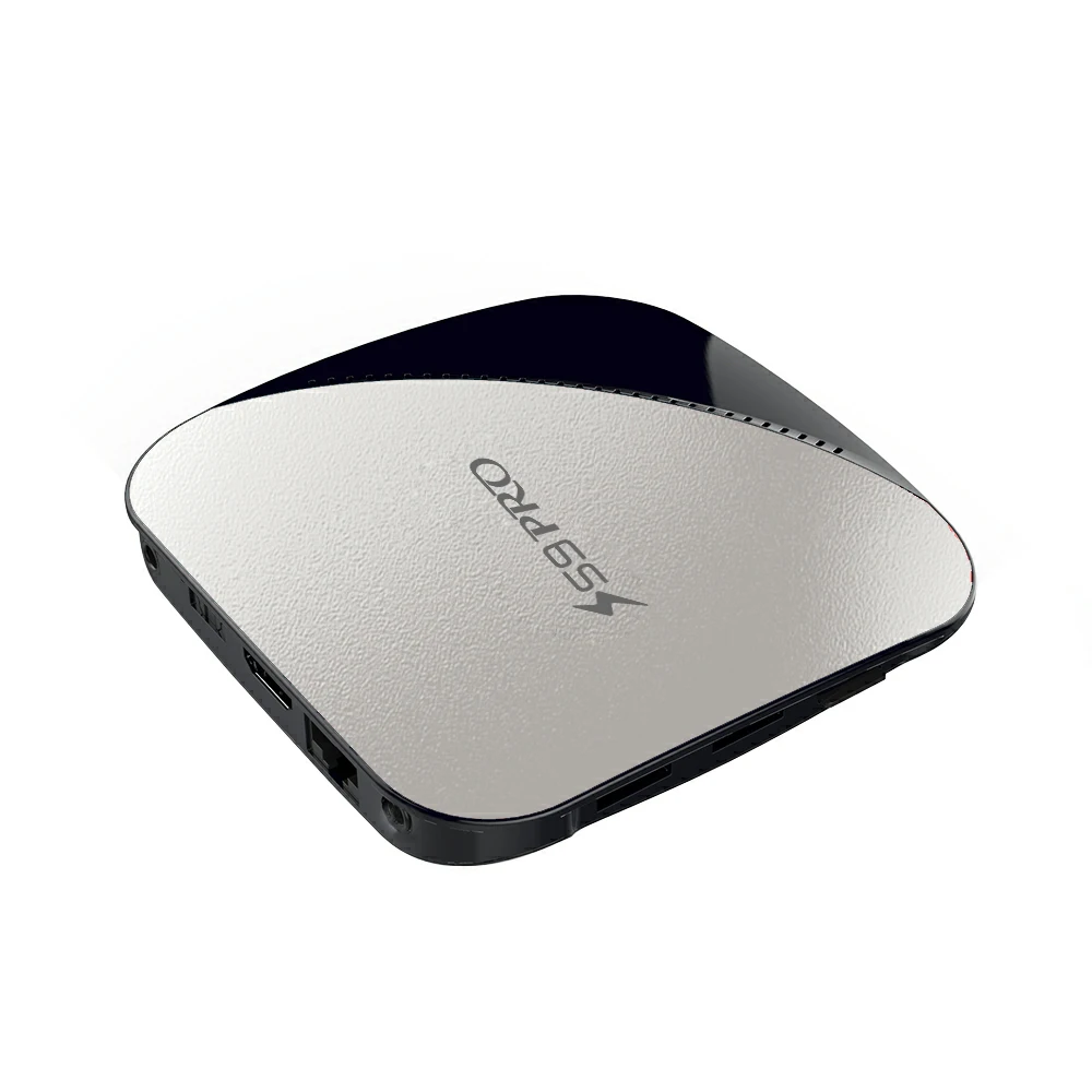 Android tv Box S9 Pro RK3318 4k H.265 HD двойной WiFi Интернет Умный Google голосовой помощник Android 9,0 телеприставка