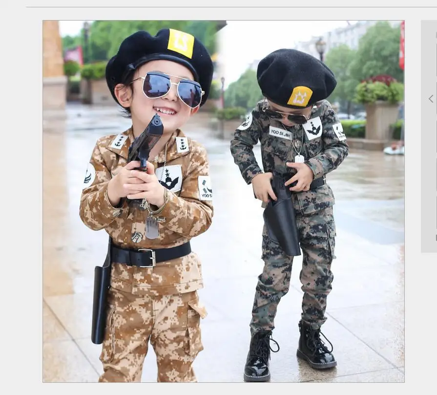 2016 модный комплект камуфляжной одежды для маленьких мальчиков на весну и осень
