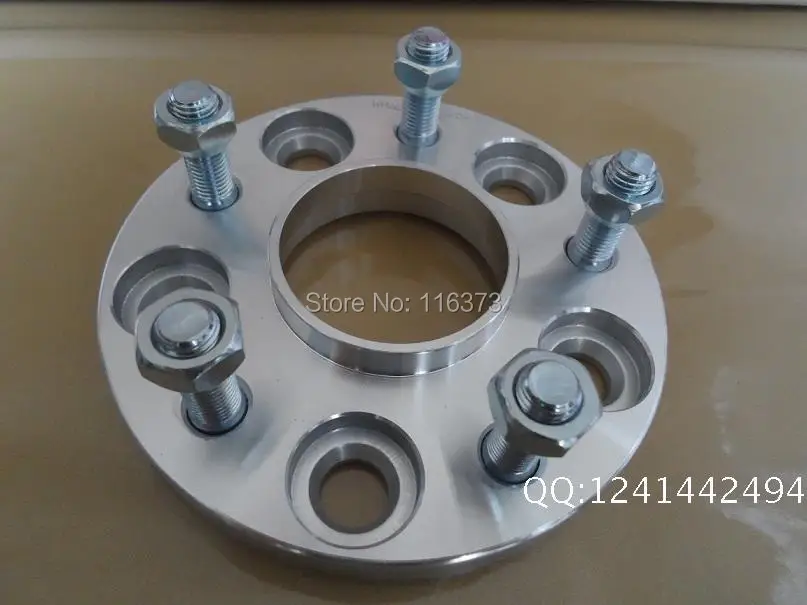 

2pcs 20mm 5x114.3 66.1 wheels adapter spacers for G35 G37 12x1.25 Studs