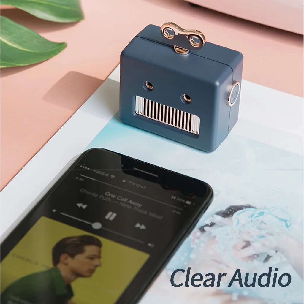 HIPERDEAL мини прекрасный портативный Bluetooth динамик Новая мода милый Интеллектуальный беспроводной портативный динамик робот Jn4