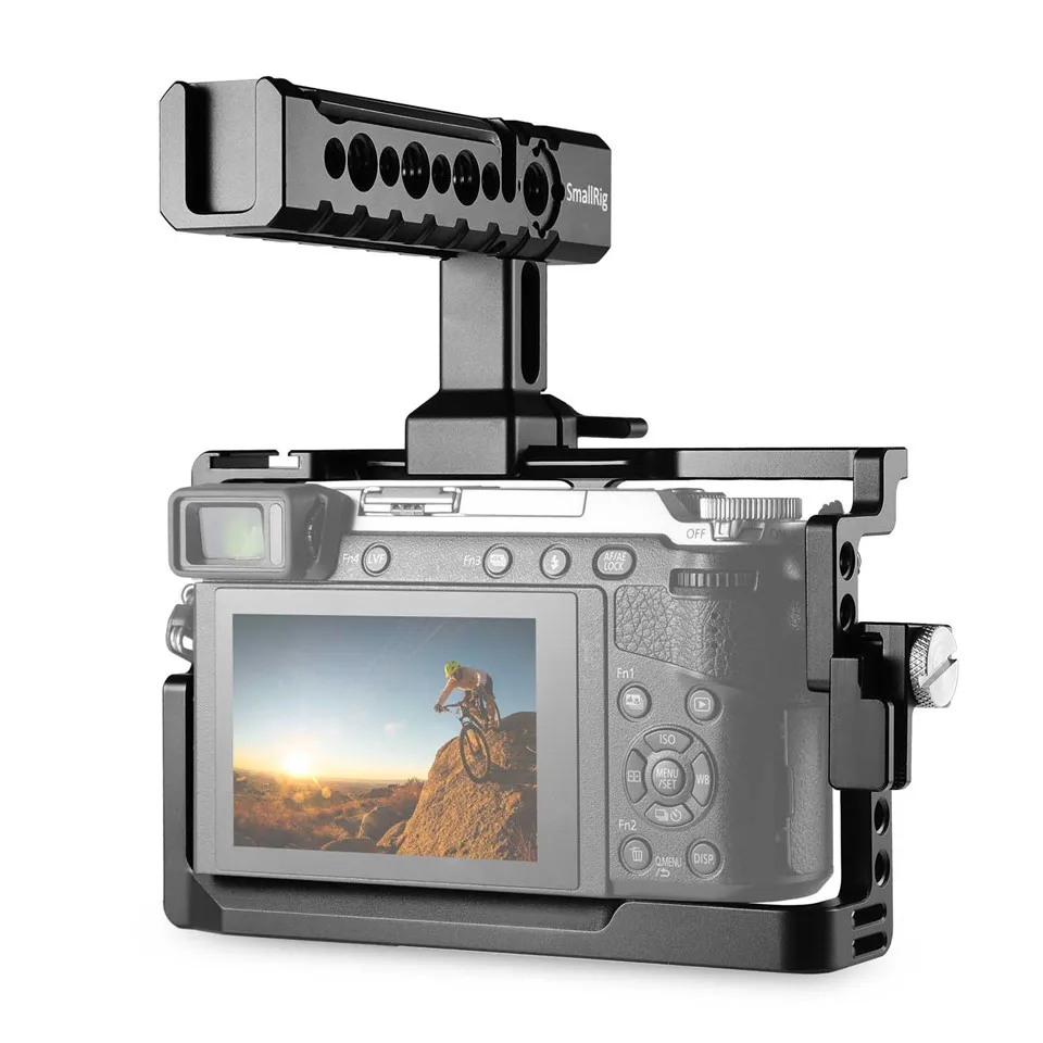 SmallRig для Panasonic Lumix DMC-GX85/GX80/GX7 Mark II Cage Kit с НАТО ручка кабель HDMI зажим-2009 | Держатели