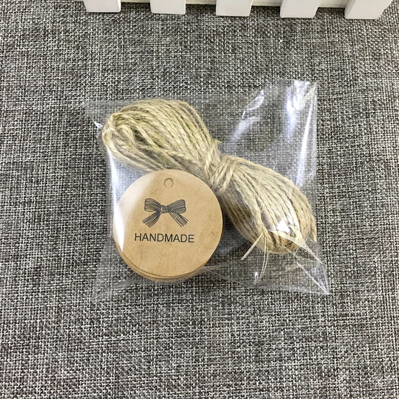 100 шт. ручной работы в стиле сделай сам спасибо конструкция Бумага этикеток