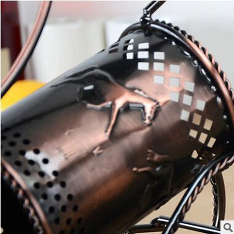 Из Металла Винные стеллажи модные Барная посуда вина Стекло стойки моды Home Decor