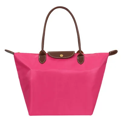 Hot pink Новые модные женские сумки известных брендов дизайнерские сумки пляжные сумки повседневные кожаные нейлоновые водонепроницаемые эко-сумки Bolsas Feminina - Цвет: Hot pink