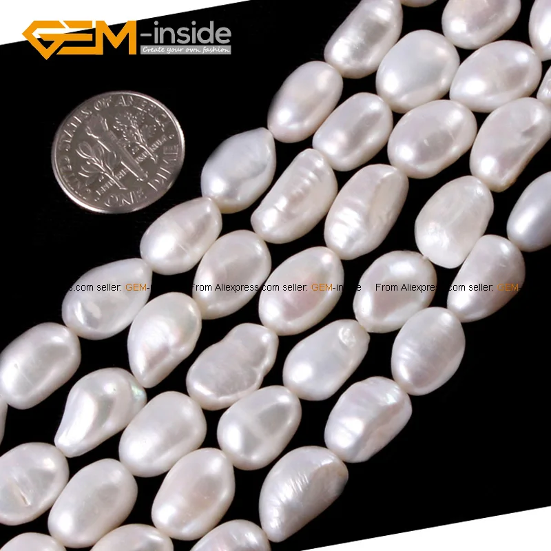 Бисер из картофеля 9-10 мм Бесплатная форма Искусственный Жемчужный для