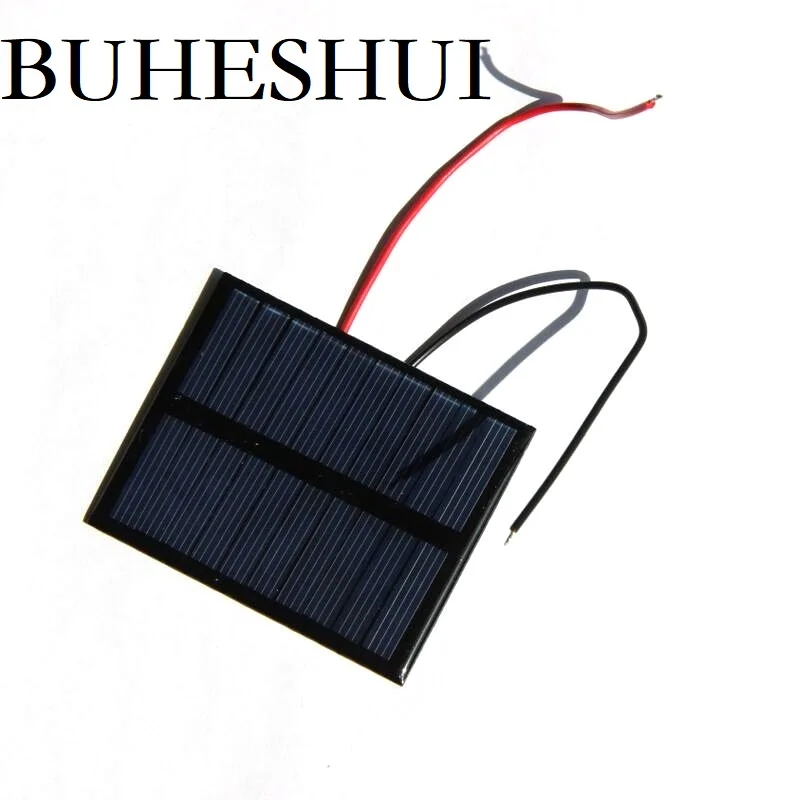 BUHESHUI Бесплатная доставка 100 мА 5 в мини солнечная батарея + кабель DIY солнечные