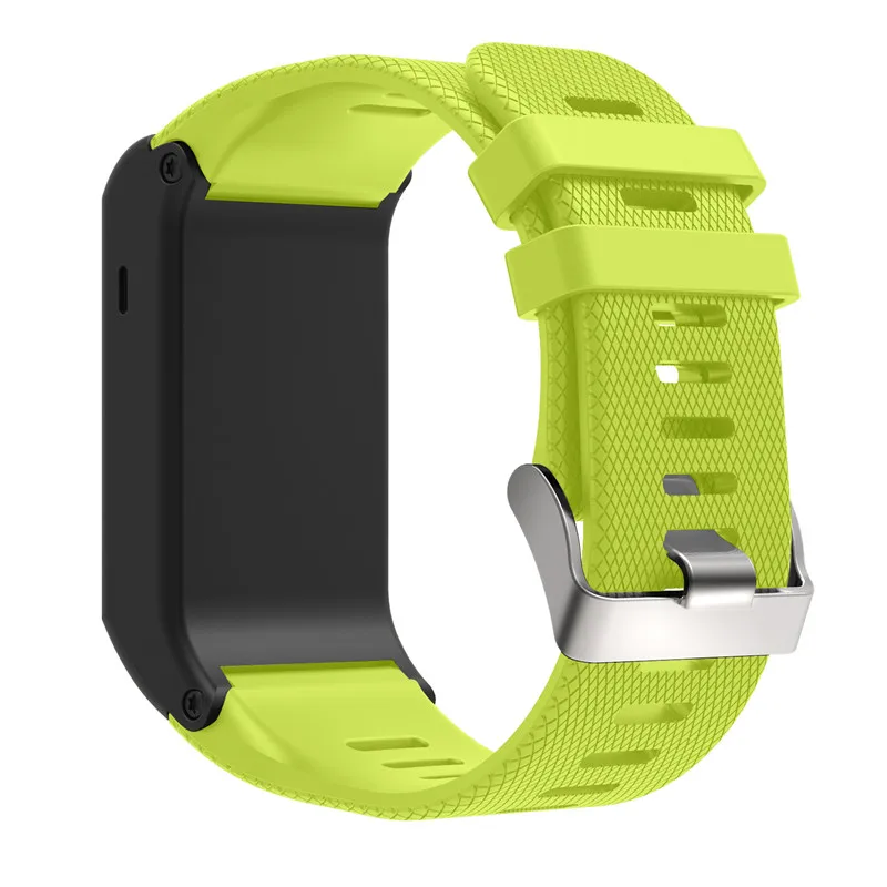 Зеленый Спортивный силиконовый ремешок для Garmin vivoactive HR ремешок на запястье браслет ремешок для Garmin vivoactive HR сменный Браслет - Цвет: Зеленый