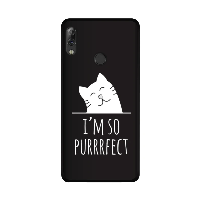 As picture showing Мягкий чехол PENSEN из ТПУ Для lenovo K5 Pro, матовый чехол с рисунком, чехол для телефона s для lenovo K 5 PRO, милый цветочный чехол с котом - Цвет: As picture showing