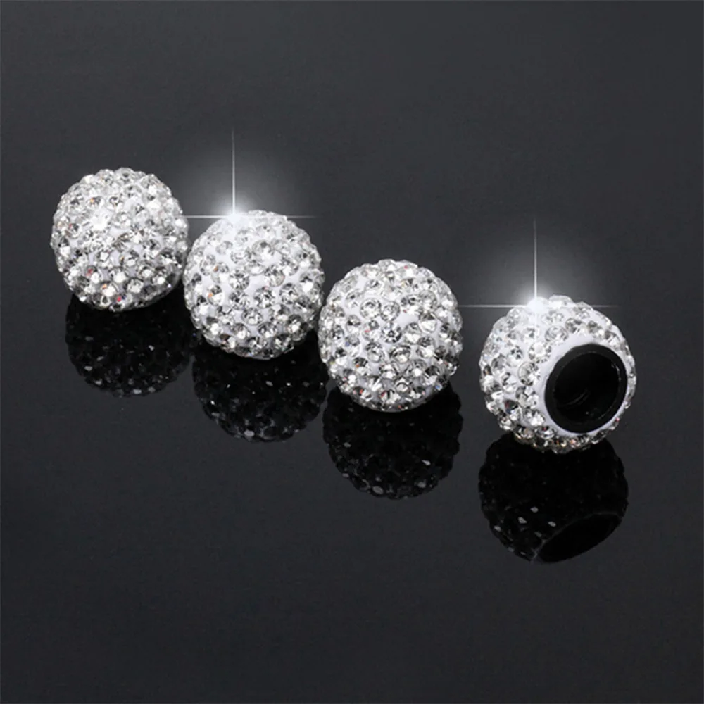 Новое Поколение 4 шт. Универсальный ювелирный Bling горный хрусталь шин клапан для колеса Крышка Автомобиля утилита автомобиль грузовик воздушный порт крышка обода шины
