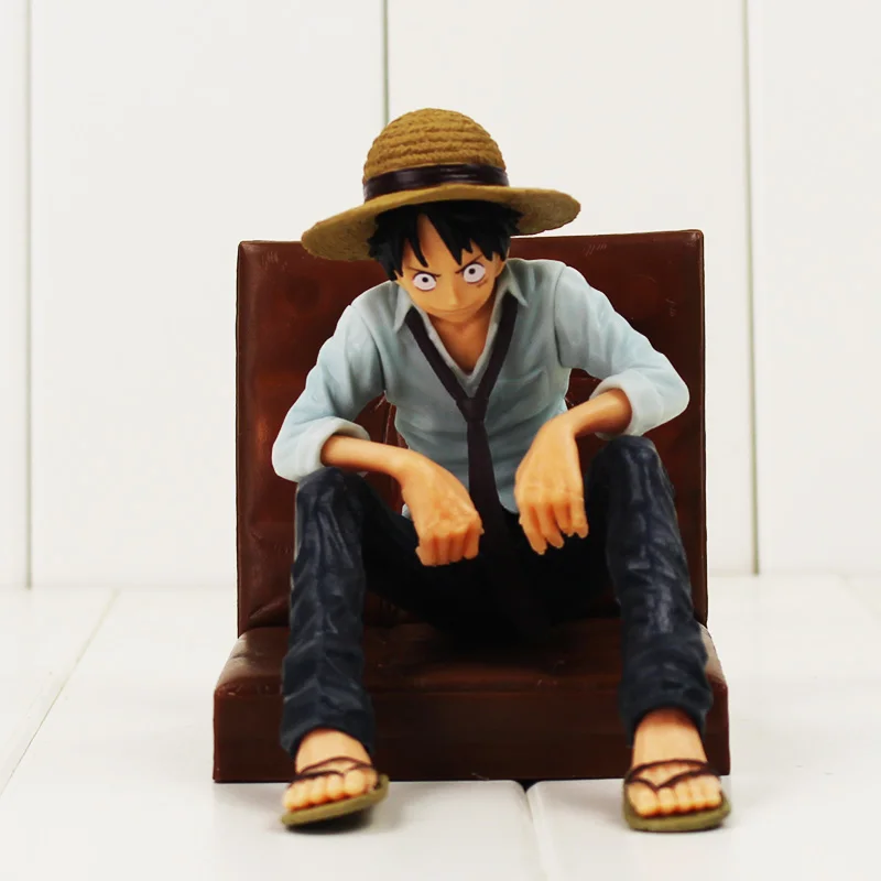 luffy in bag 12 см Creator X Creator one piece Обезьяна D Luffy Боа Хэнкок с диваном ПВХ фигурка Коллекционная модель игрушечная кукла - Цвет: luffy in bag