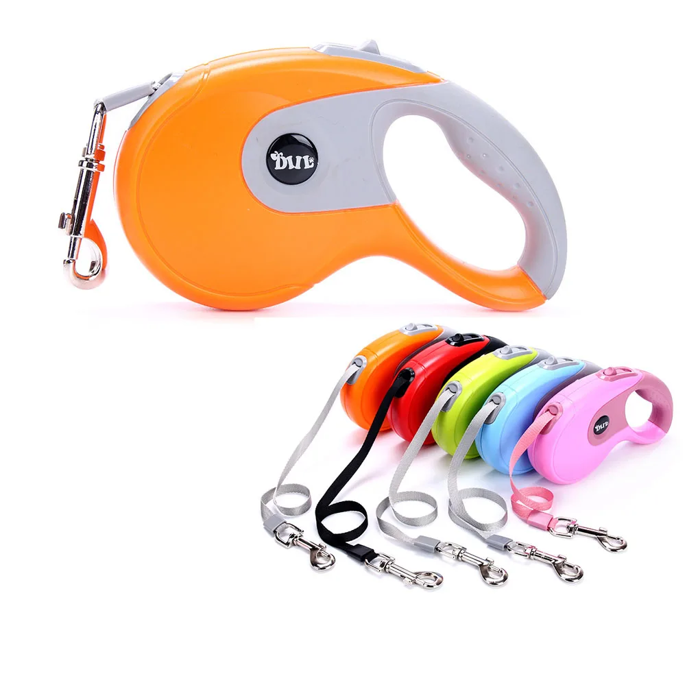 Выдвижной Поводок для собак автоматическая нейлоновая веревка дрессировки