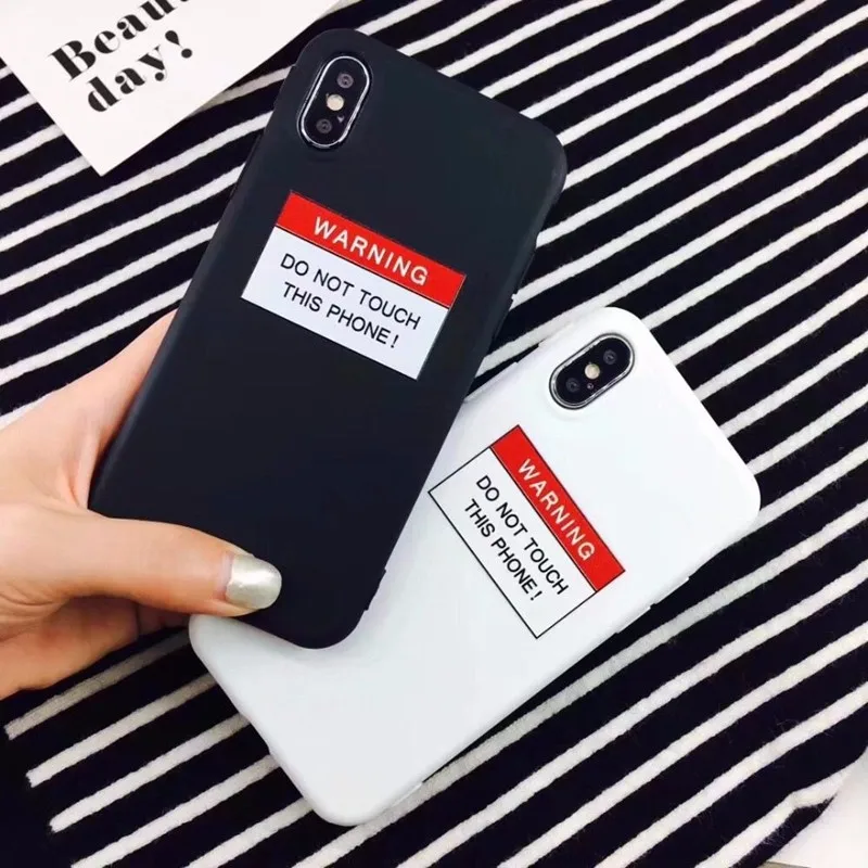 Мягкий силиконовый чехол с надписью для iPhone XR XS Max X резиновый из ТПУ 7 8 6 6s plus