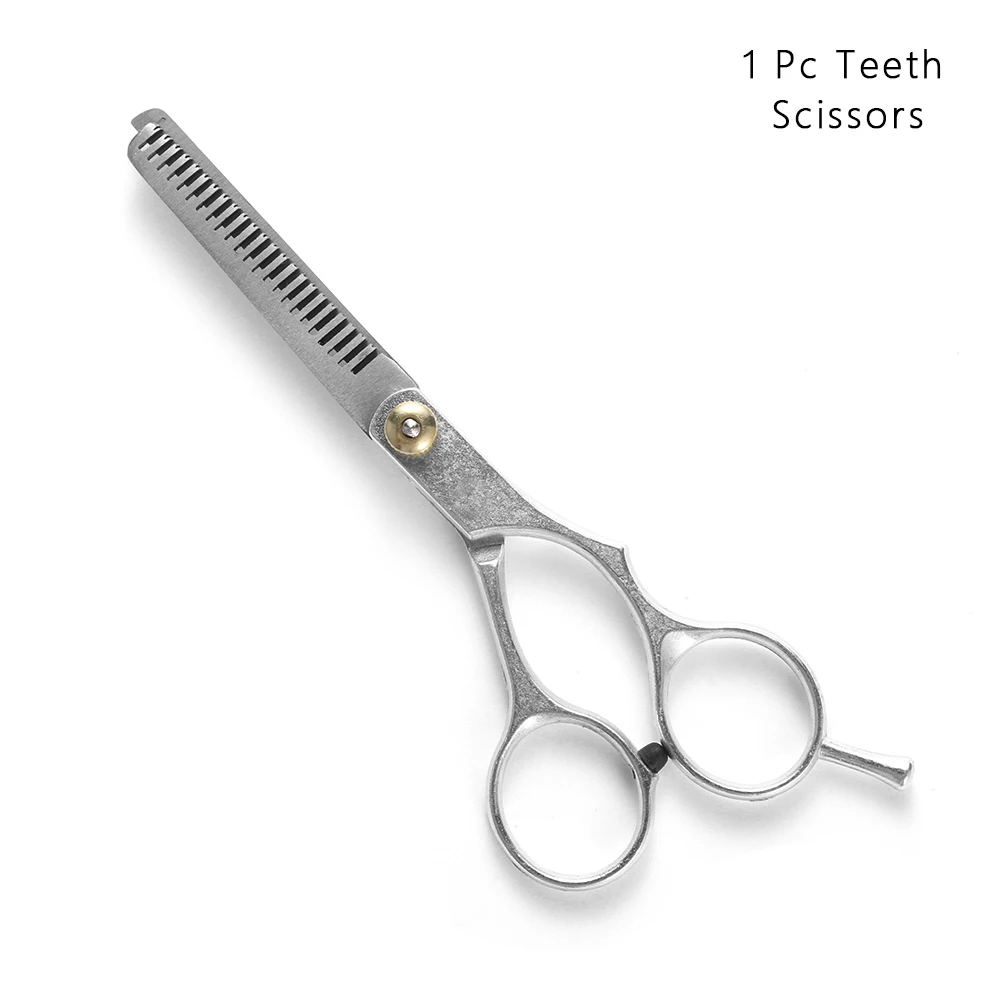 Thinning Scissors 1 набор, Профессиональный 6 дюймов парикмахерский набор, парикмахерские ножницы для стрижки волос, филировочные ножницы, парикмахерские ножницы из нержавеющей стали, парикмахерский набор - Цвет: Thinning Scissors