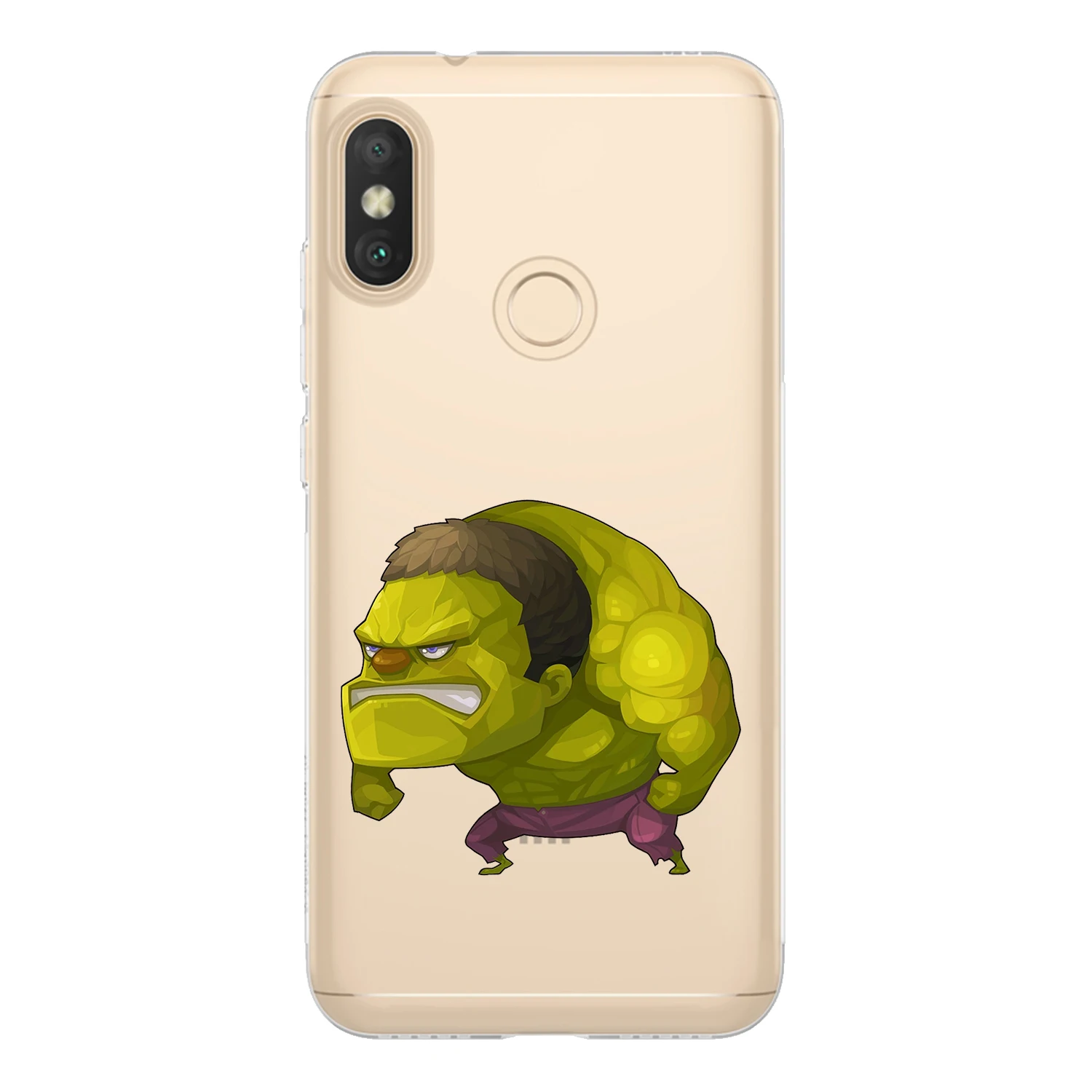 Чехол для Xiaomi Mi A2 Lite мягкий силиконовый чехол из ТПУ с изображением Железного