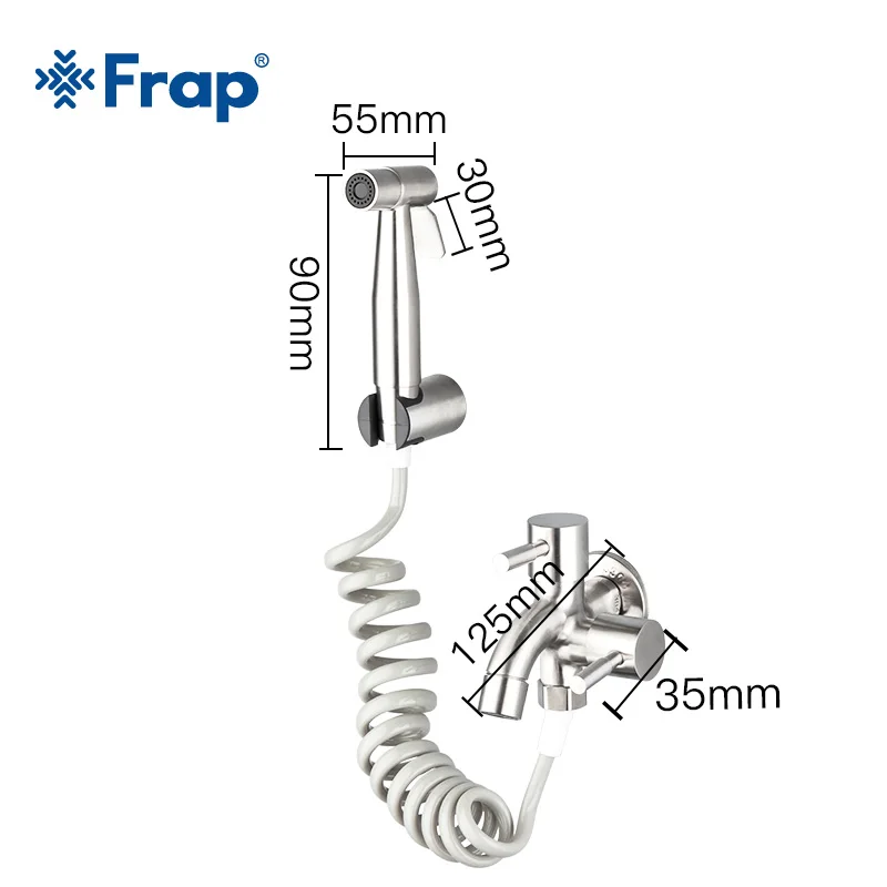 Водопроводный кран Frap для наружного применения 304 нержавеющая сталь настенное
