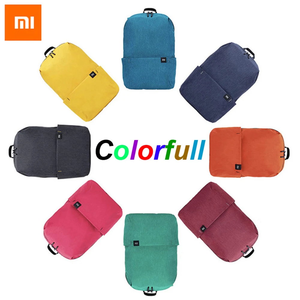 Рюкзак Xiaomi Mi 10 л 165 г для спорта и отдыха мужчин женщин маленький размер сумка на