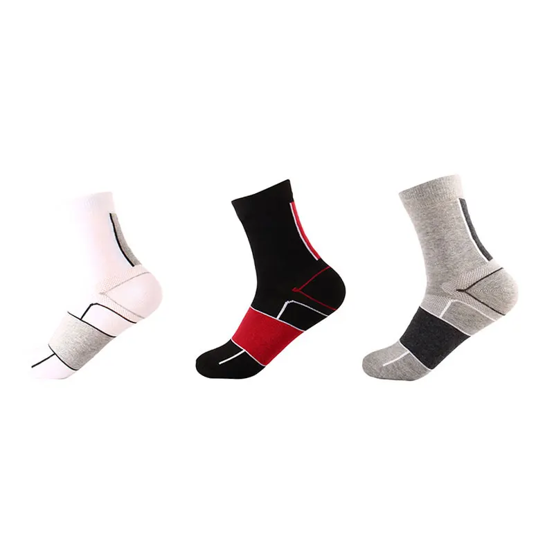 1 пара хлопок высокое качество эластичный Профессиональный дышащая Вело-носки