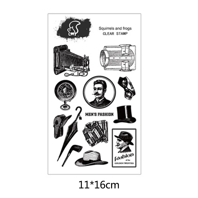 clear stamp1 Винтажные прозрачные штампы животные девушка часы резиновые штампы/печать для diy бумажные карточки для скрапбукинга изготовление украшения инструменты ремесло штамп - Цвет: clear stamp1