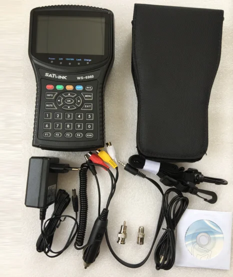 Спутниковый WS-6966 Finder Meter mpeg4 DVB-S2 спутниковый ws 6966 HD HDMI спутниковый Singnal
