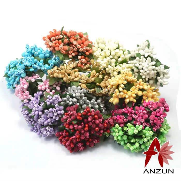 144 шт. искусственные тычинки для украшения торта|flower stamen pistil|stamen pistilwire stems |