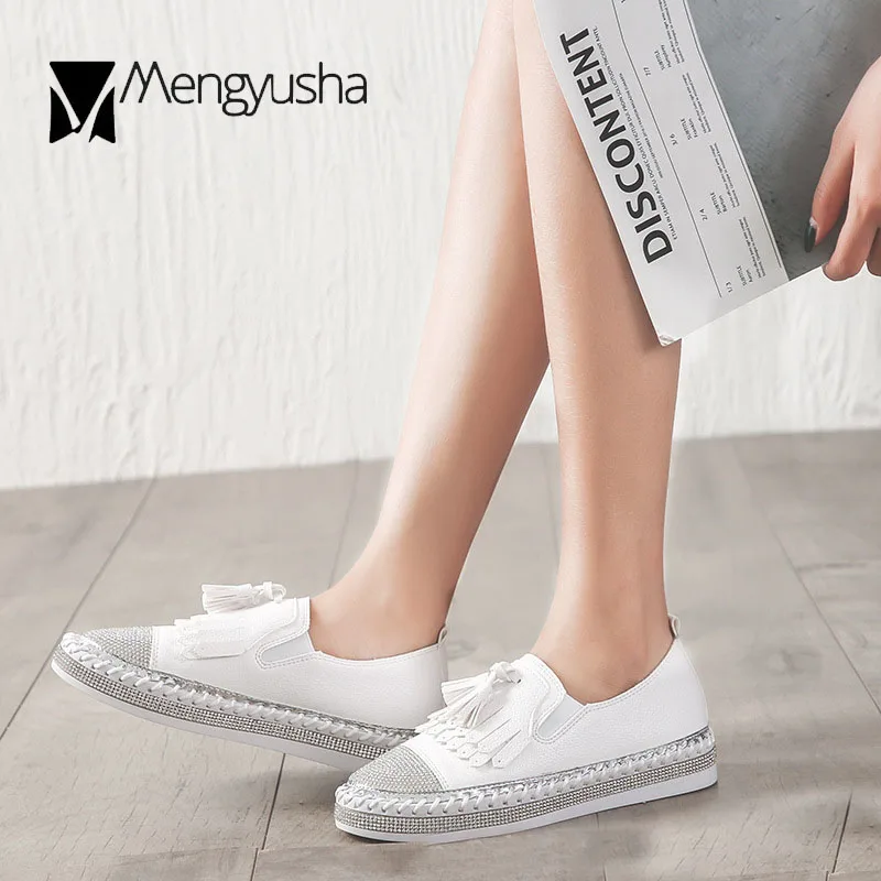 Эспадрильи с кисточками женские туфли натуральная кожа Женские оксфорды из