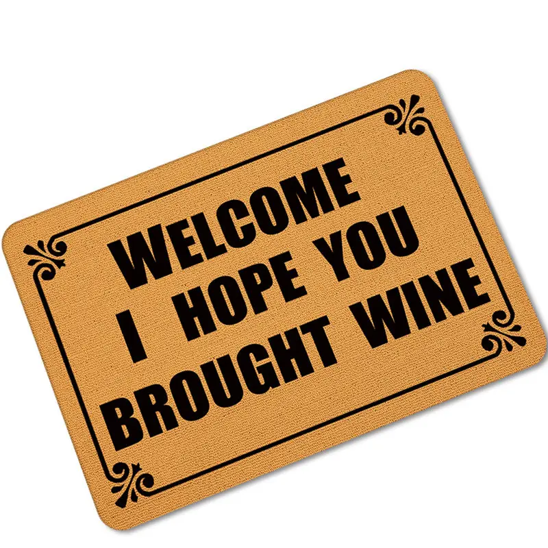 Винтажный магнитный коврик с надписью коралловый резиновый напольный